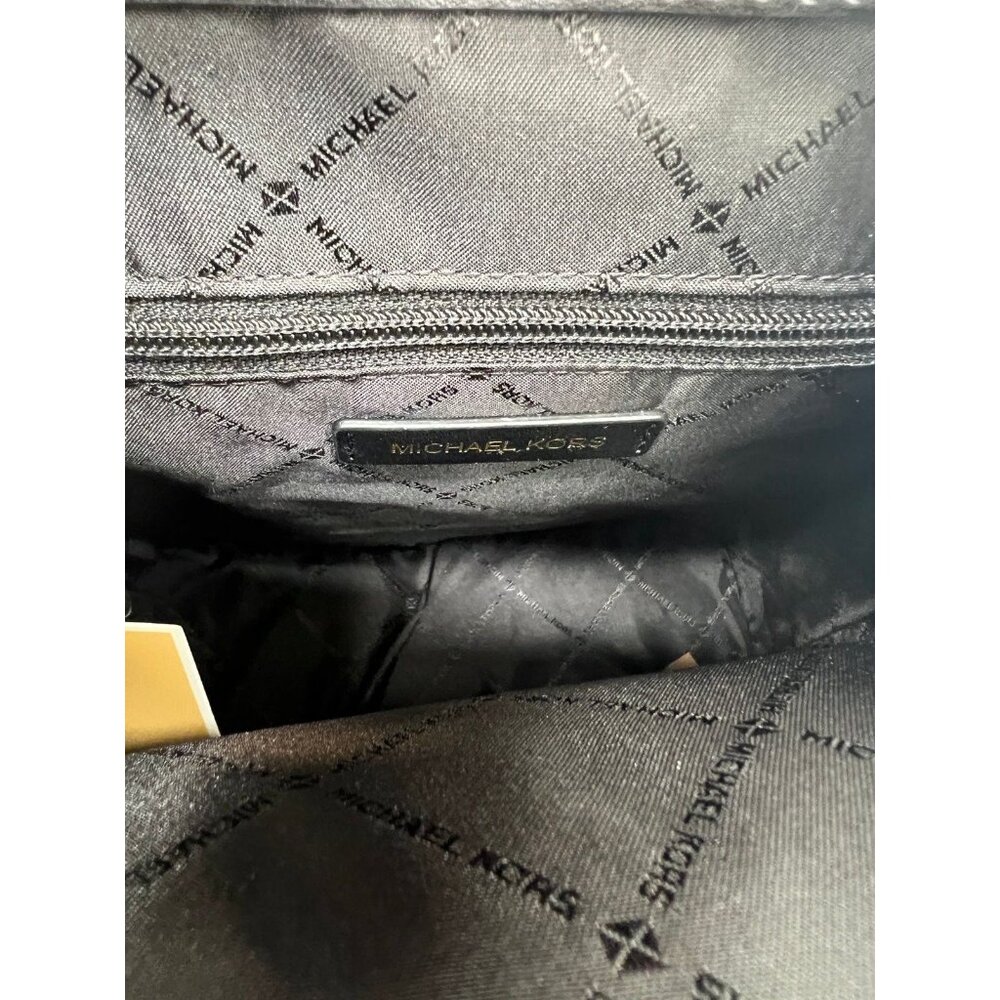 Michael Kors Backpack Jet Set MK Logo Large Chain Backpack - Picture 8 of 10